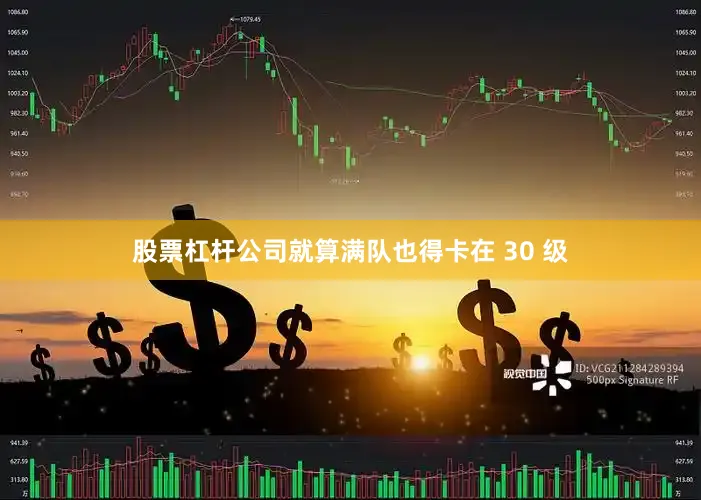 股票杠杆公司就算满队也得卡在 30 级